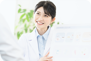 管理栄養士による栄養指導を実施しています